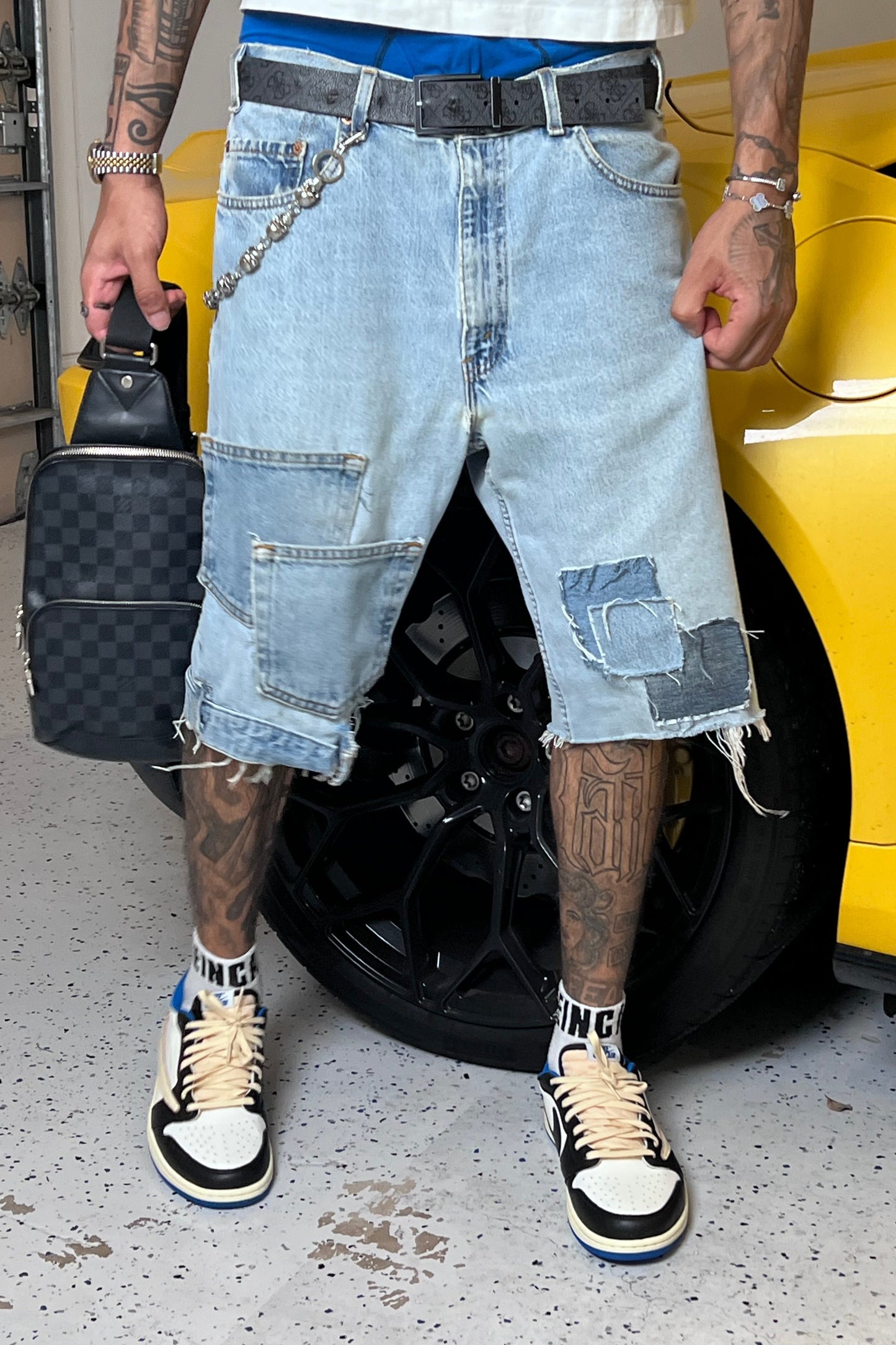 "Double Pocket" Denim Jorts