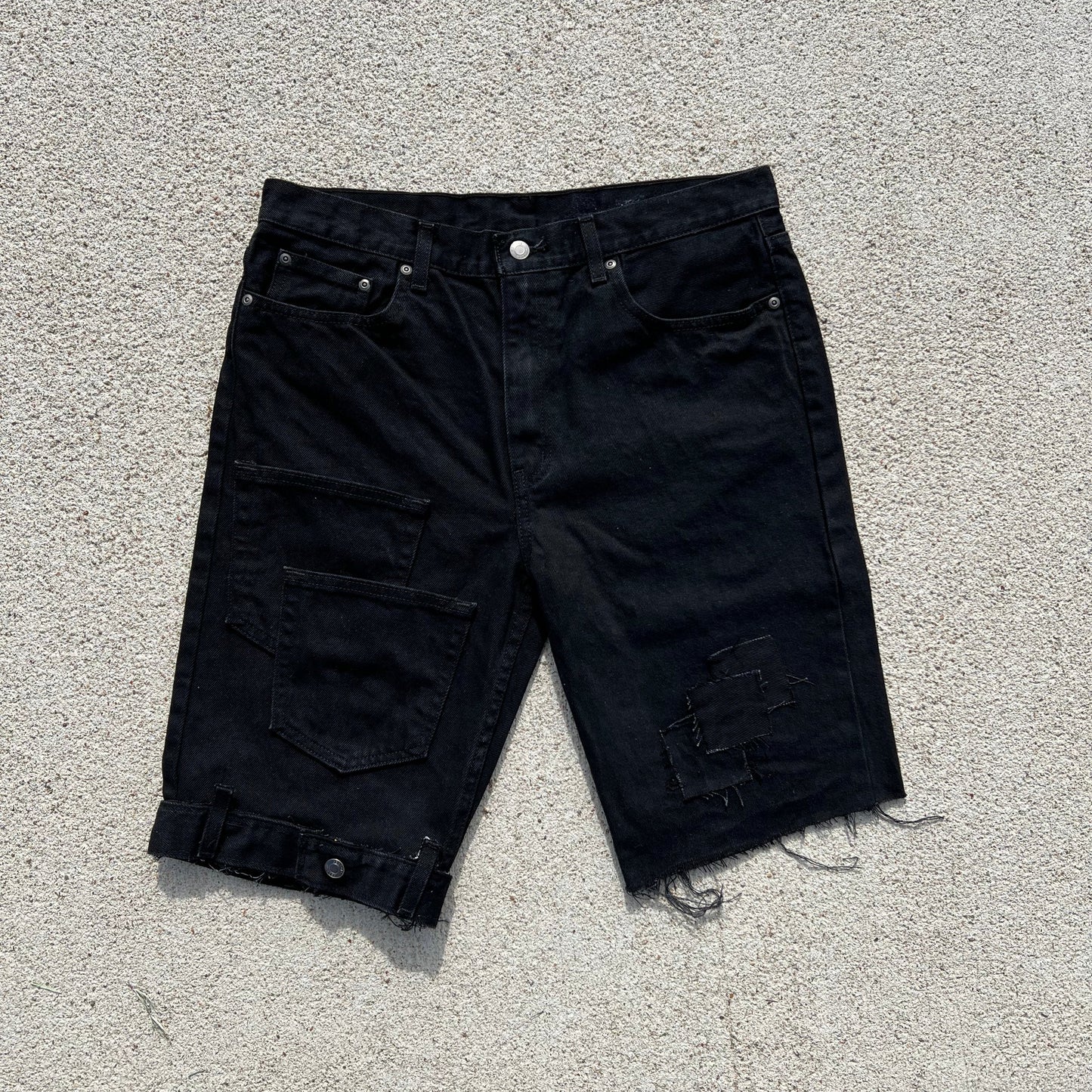 "Double Pocket" Denim Jorts