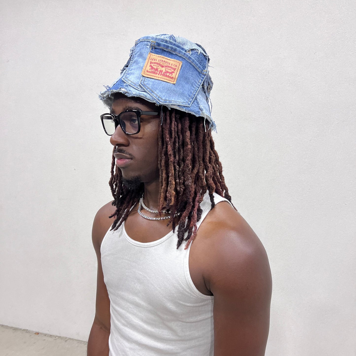 Denim "Double Pocket" Bucket Hat