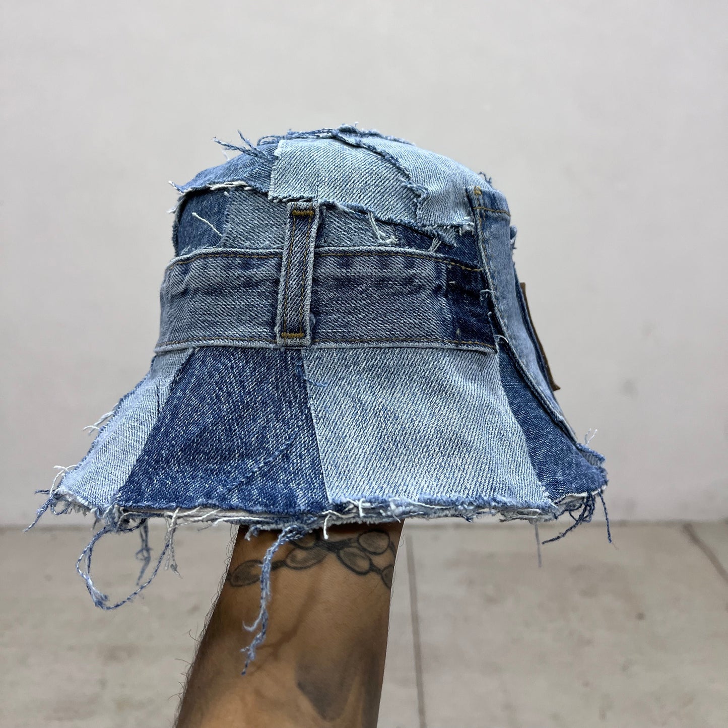 Denim "Double Pocket" Bucket Hat