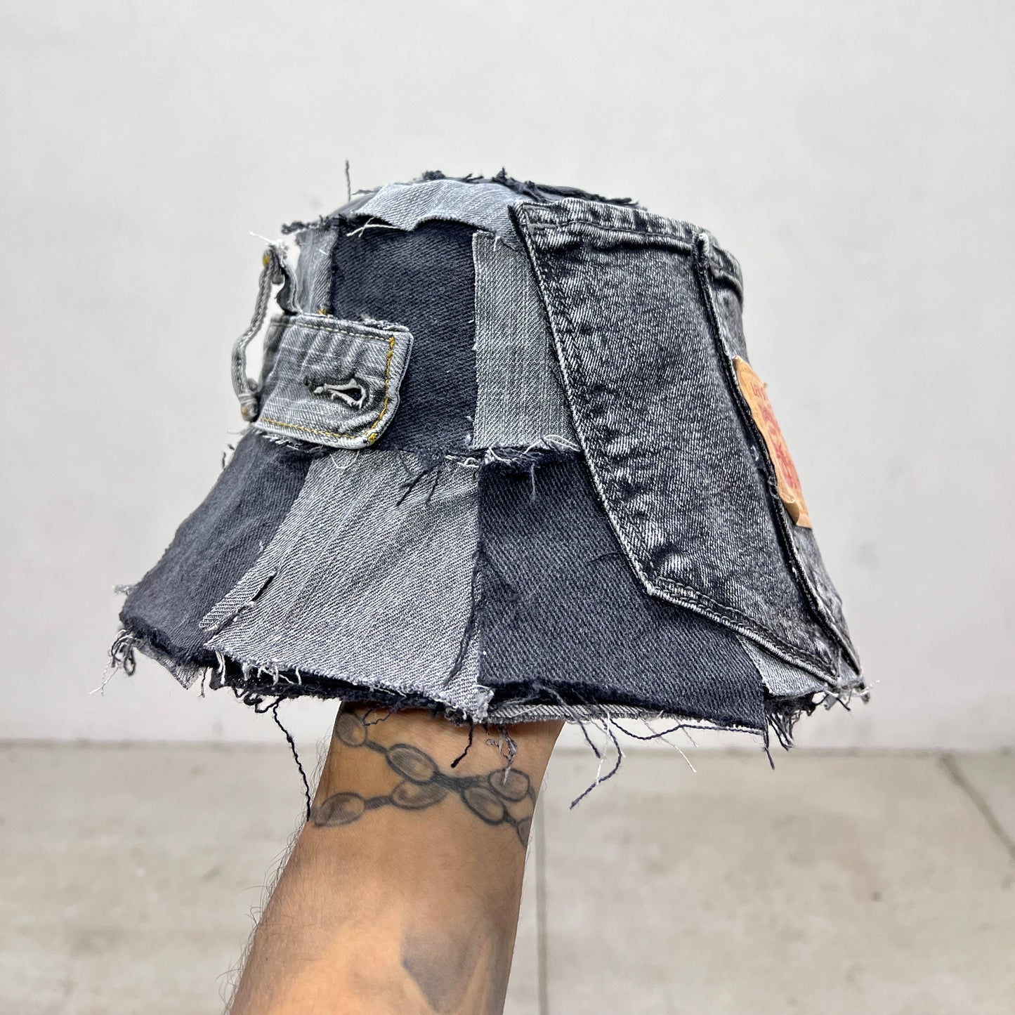 Denim "Double Pocket" Bucket Hat