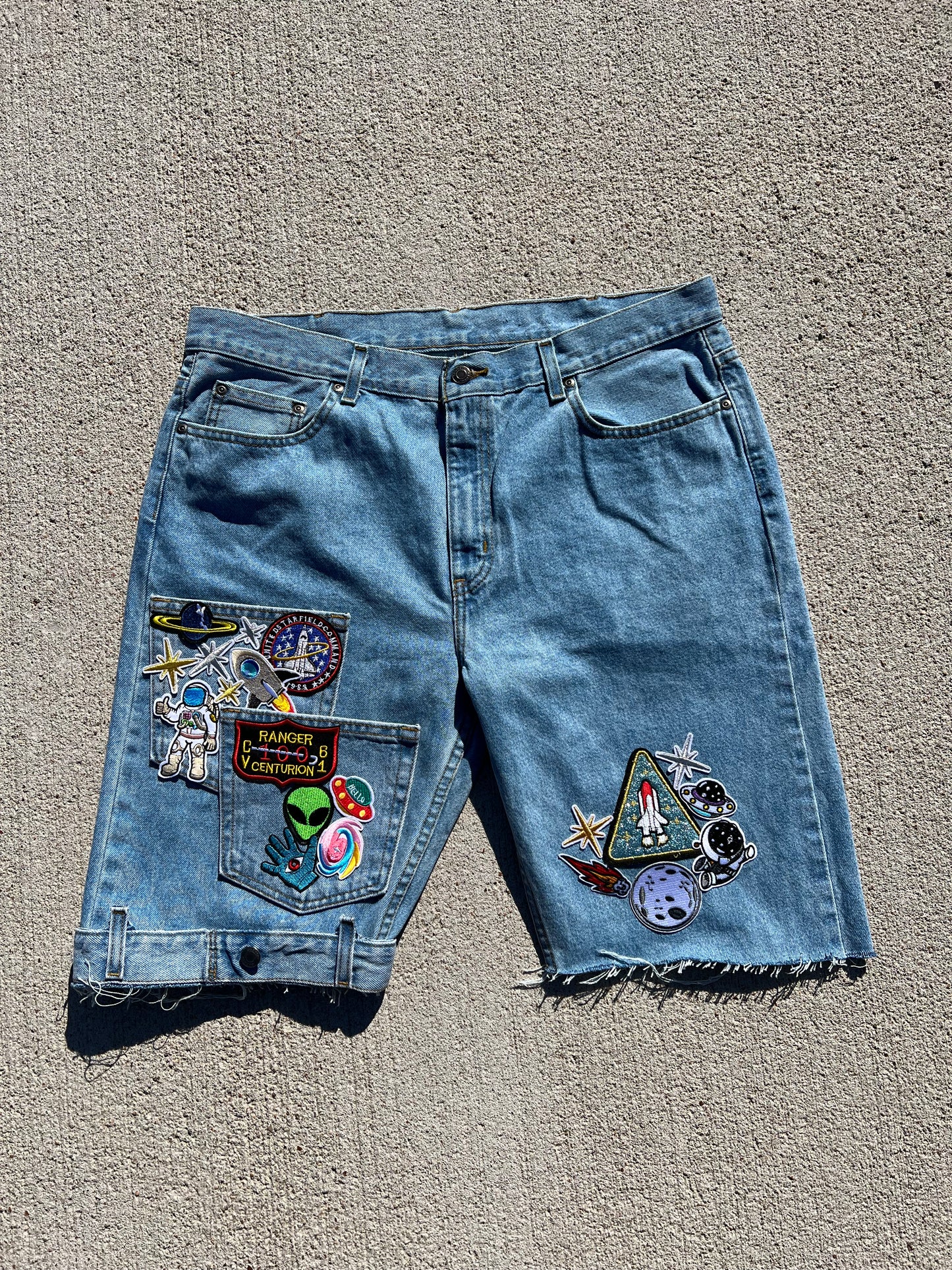 "Passport" Double Pocket Jorts