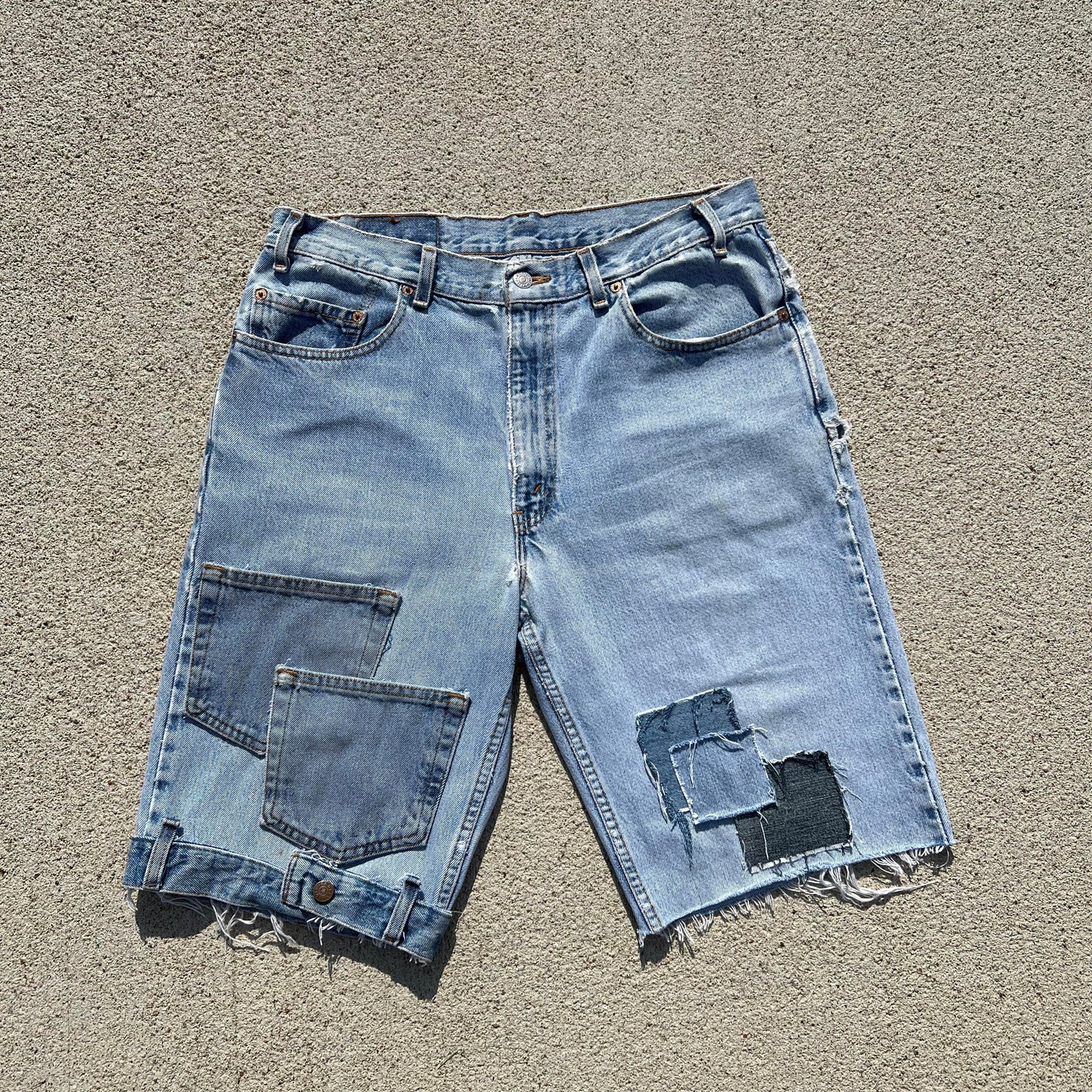 "Double Pocket" Denim Jorts